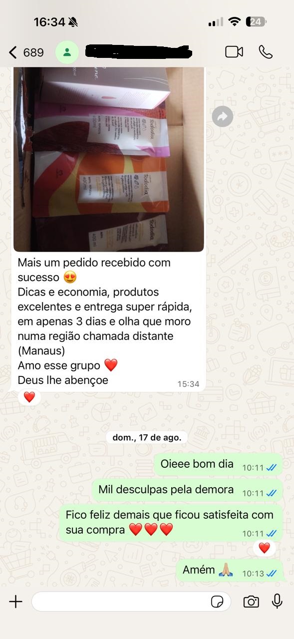 Print de conversa do grupo